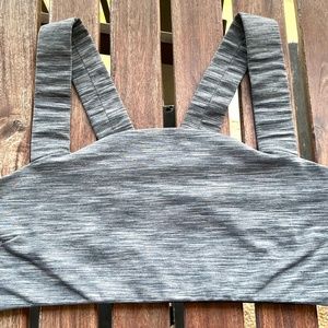 Outdoor Voices heather gray sports bra- EUC
